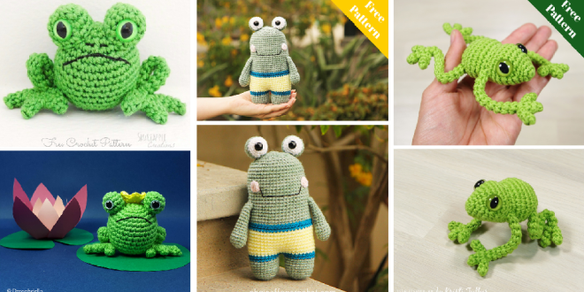 5+ Frog Amigurumi free crochet patterns