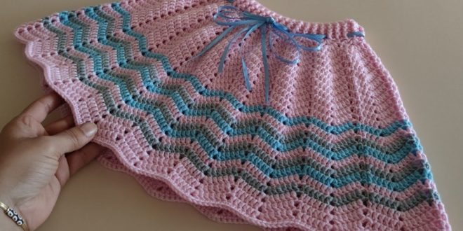 How can you Crochet baby skirt