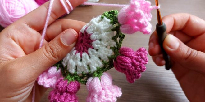 An easy crochet Tulip design
