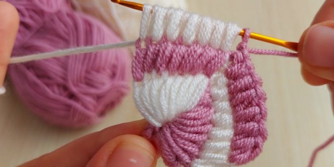 A very easy tunusian crochet for gift
