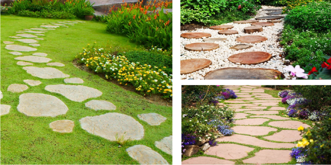 13 garden path ideas with stones