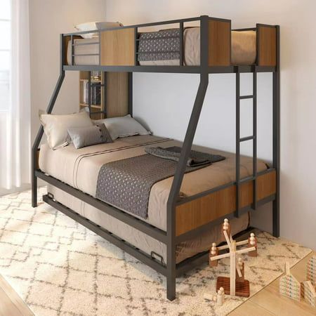 Metal Modern Trundle Bunk Beds the Perfect Space-Saving Solution