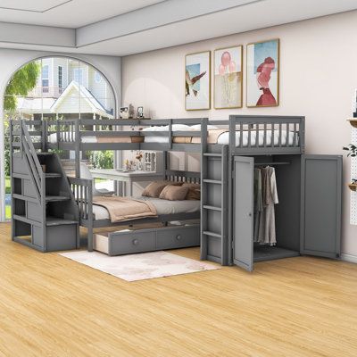 Twin Over Full  Bunk Bed - The Perfect Solution for Shared Bedrooms