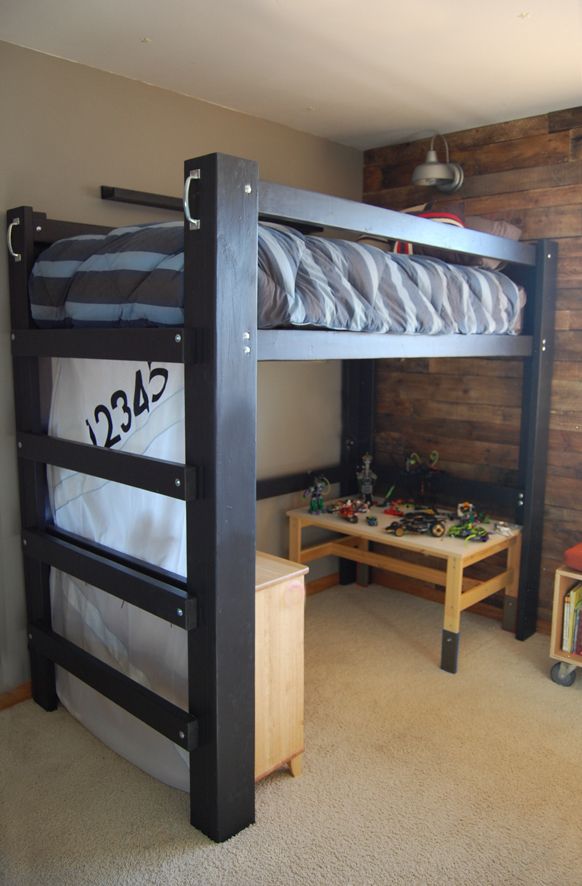 Queen Size Modern Bunk Bed Loft - A Stylish and Functional Sleep Solution