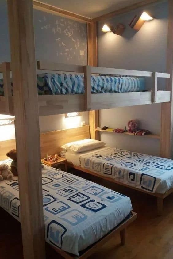 3 Bed Bunk Beds - Space Saving Solution for Large Families