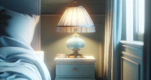 Shining a Soft Glow: The Allure of the Blue Bedside Lamp