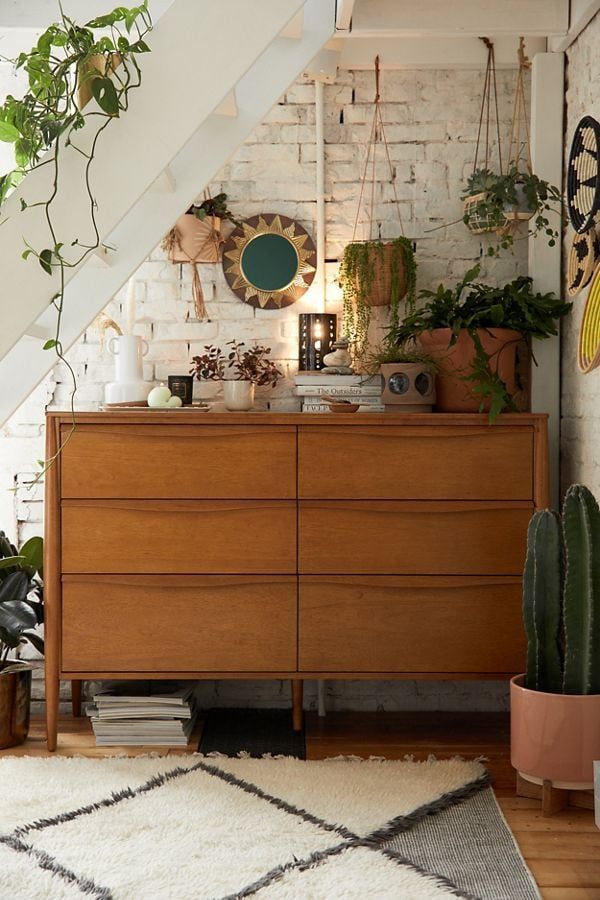 Bedroom With The Dresser Drawer Offers Storage Solutions