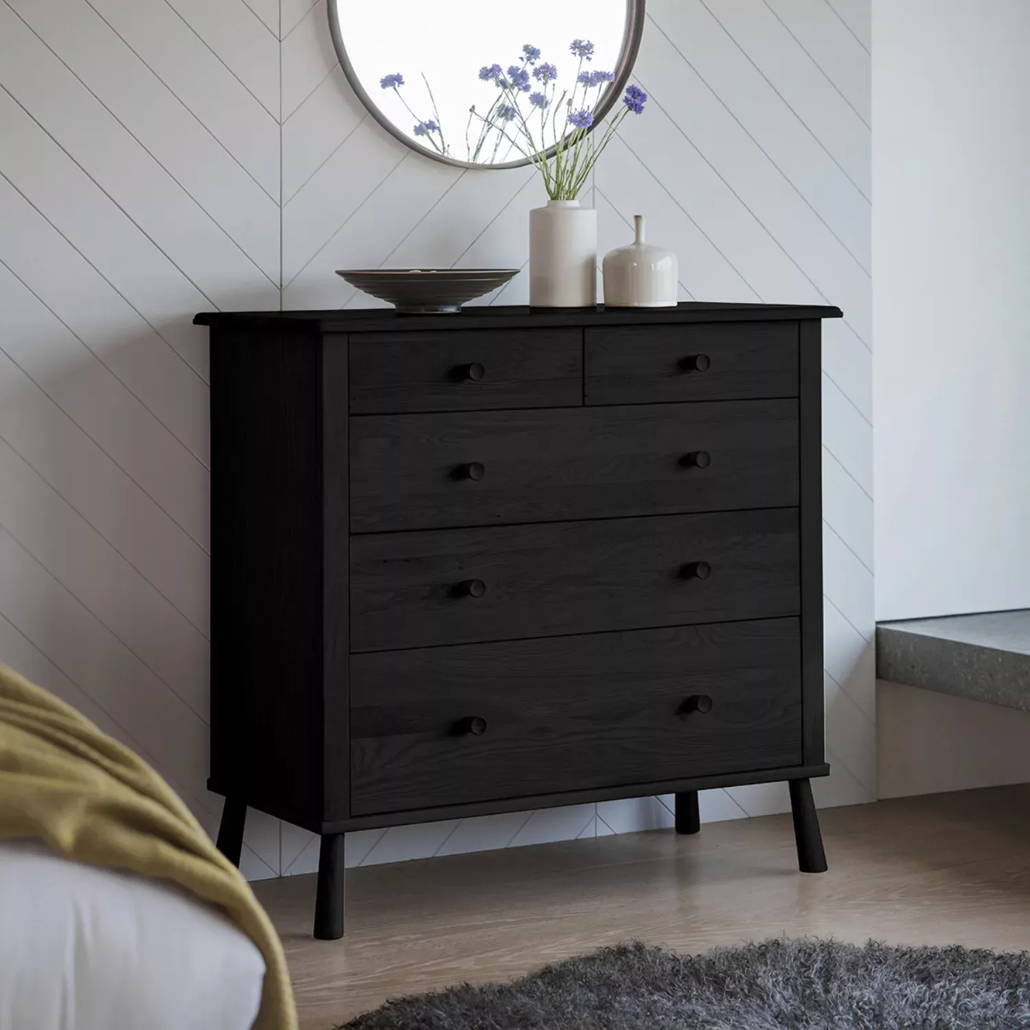 Black Chest Of Drawers for a Timeless and Elegant Bedroom