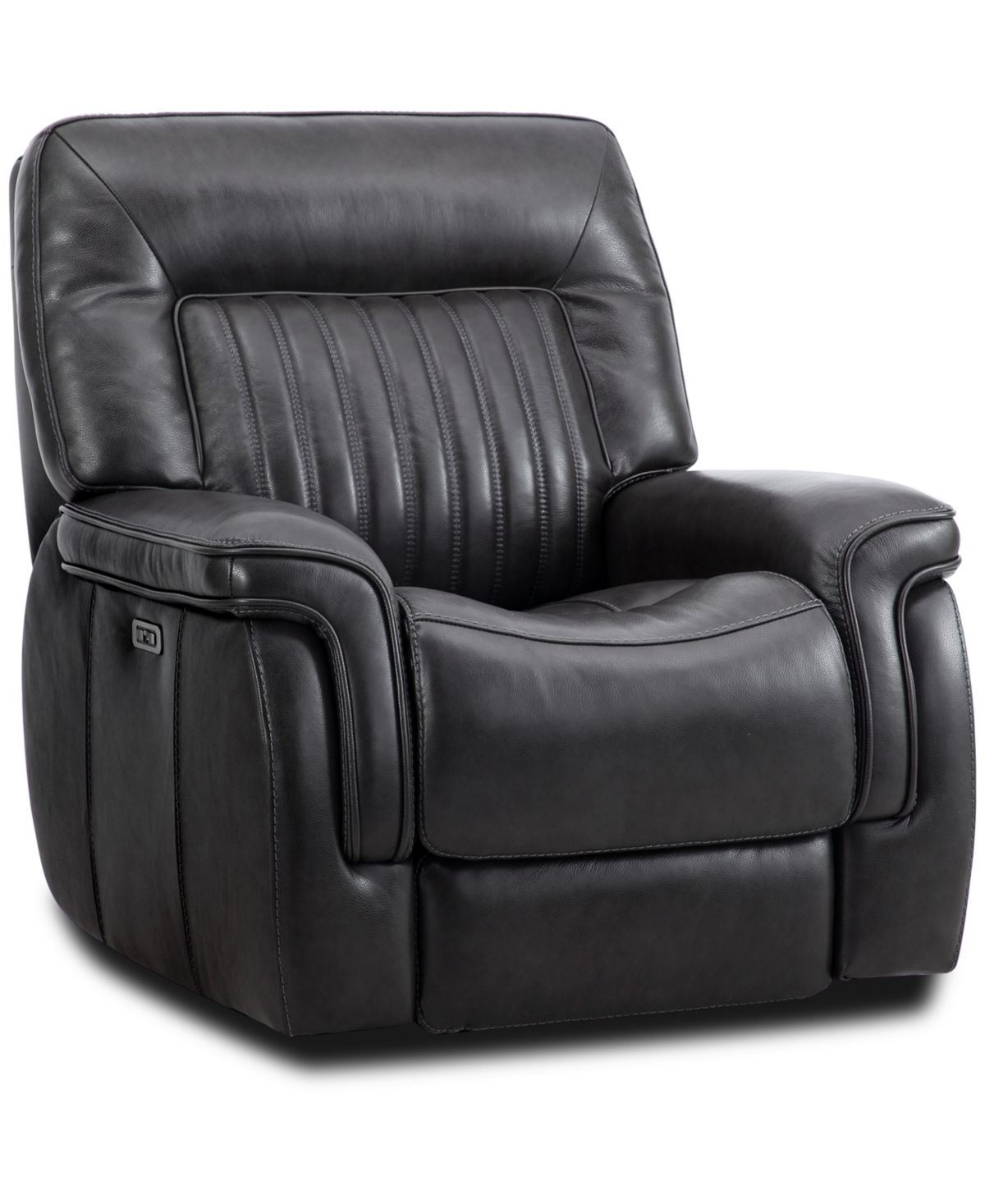 Black Leather Recliner Brings Style and Comfort to Your Living Room