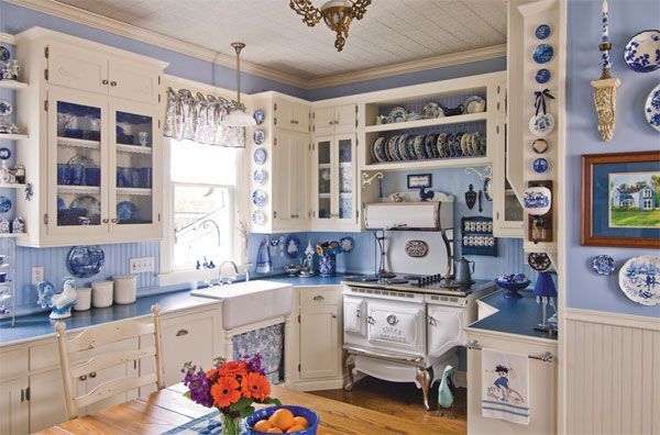 Blue Vintage Kitchen AI: A Blast From the Past