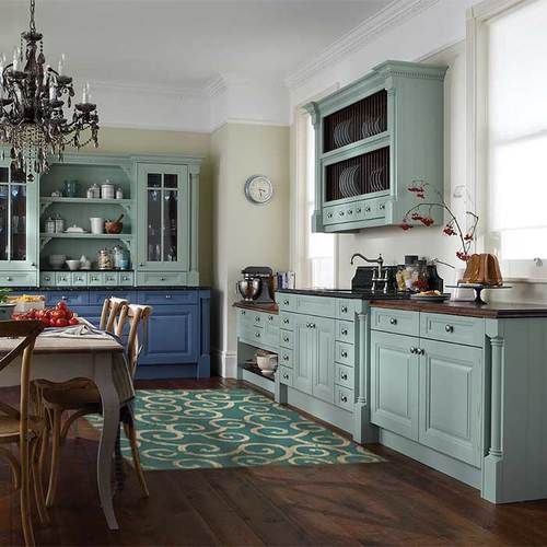 Blue Vintage Kitchen AI: The Ultimate Retro Kitchen Makeover