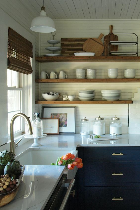 Blue Vintage Kitchen Ai Solutions for Modern Kitchens