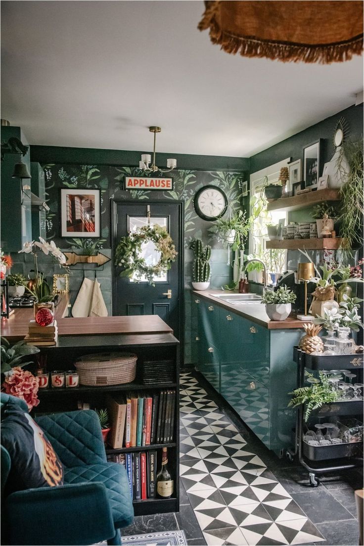 Blue rustic kitchen ai: Unleashing the charm of a vintage-inspired space