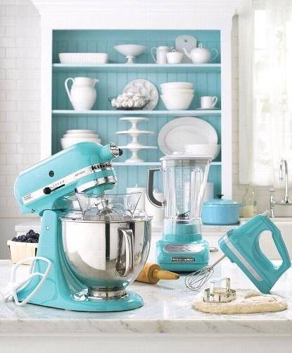 Blue vintage kitchen AI revolutionizing cooking