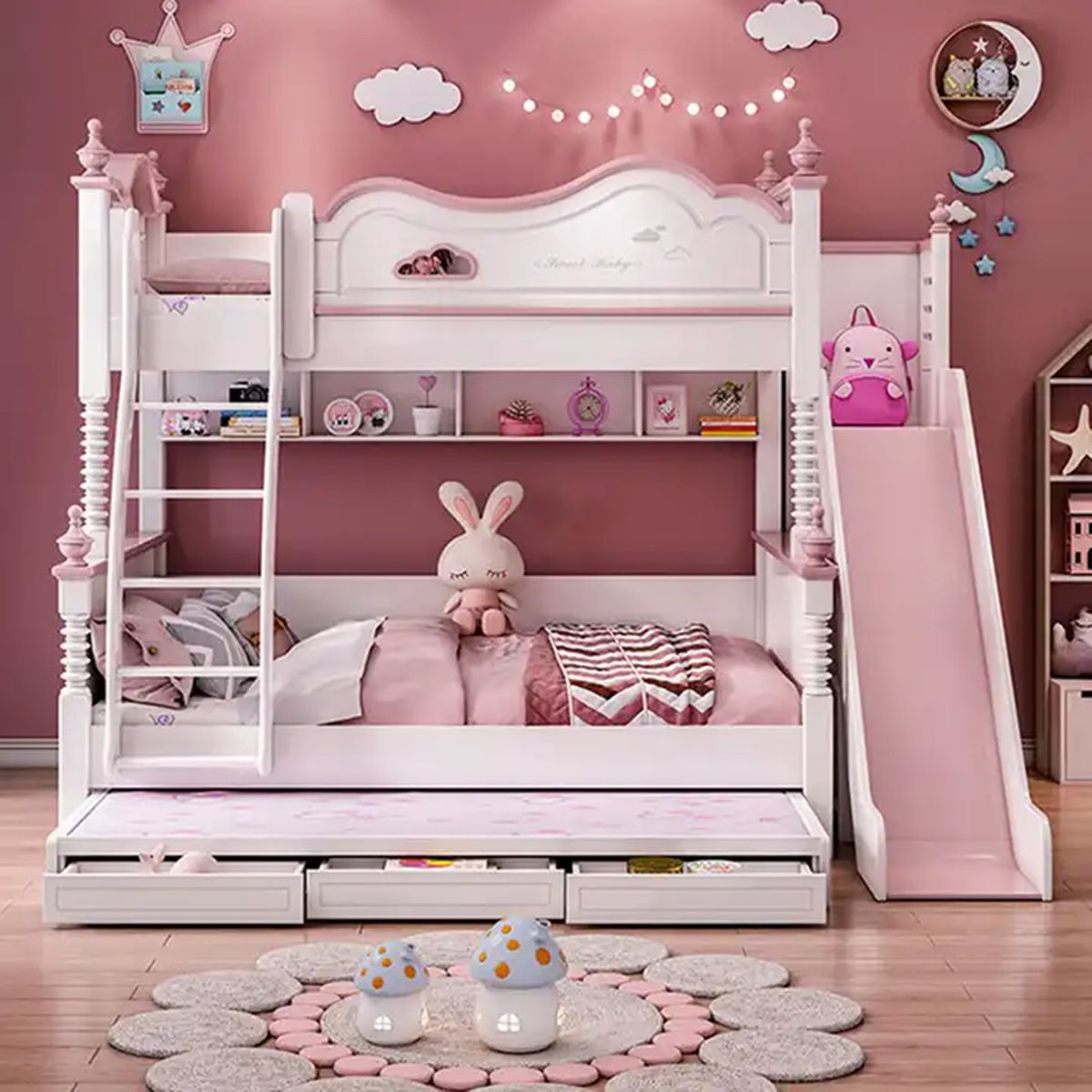 Bunk Beds For Children Enhance Sleepovers and Save Space in Kids' Bedrooms