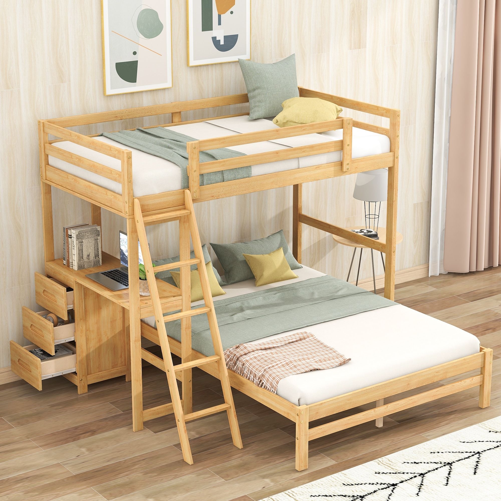 Bunkbed With Desks A Perfect Space-Saving Solution