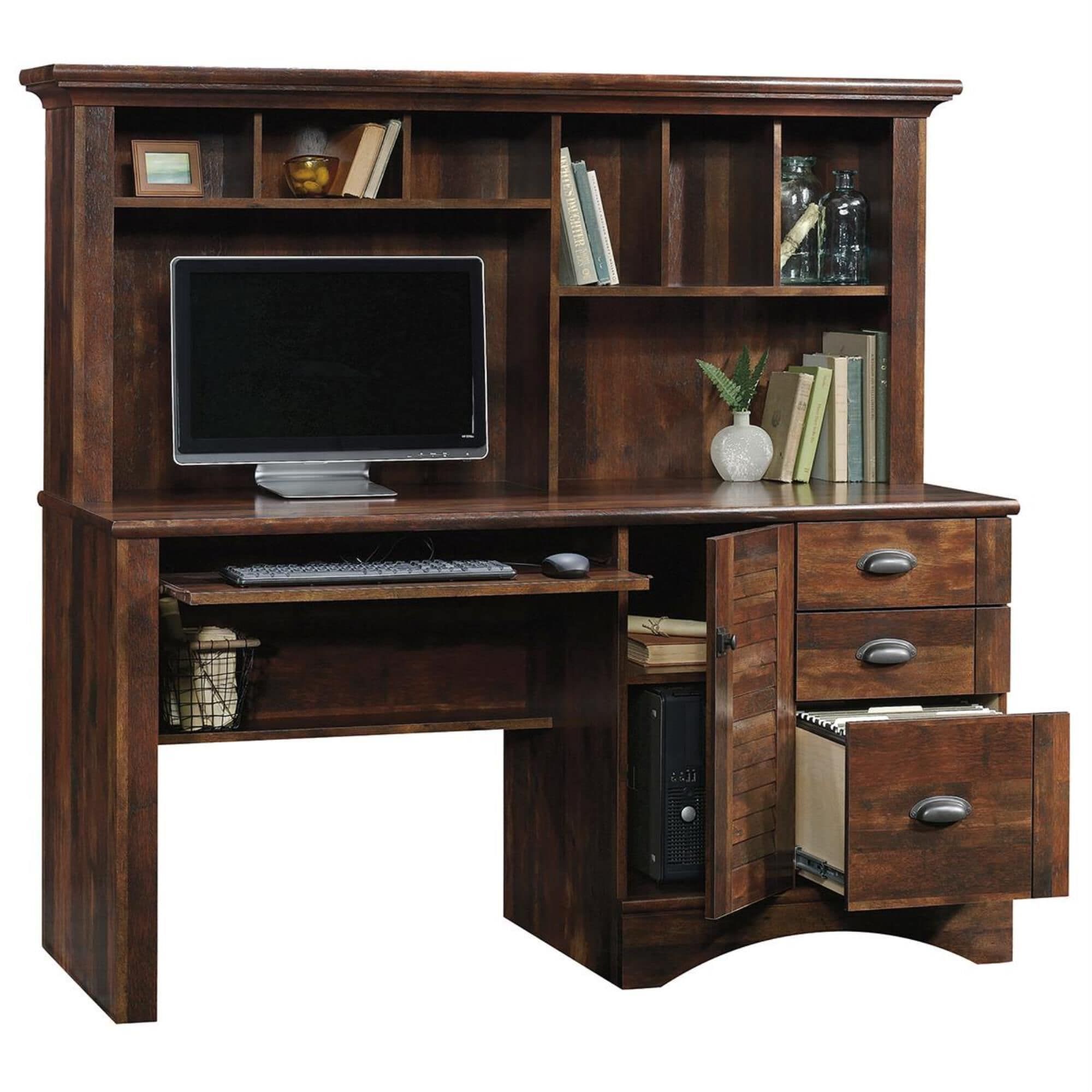 Computer Desk With Hutch The Perfect Storage Solution