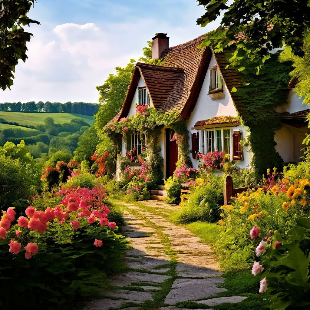 Cottage gardens ai: creating a beautiful and whimsical outdoor space