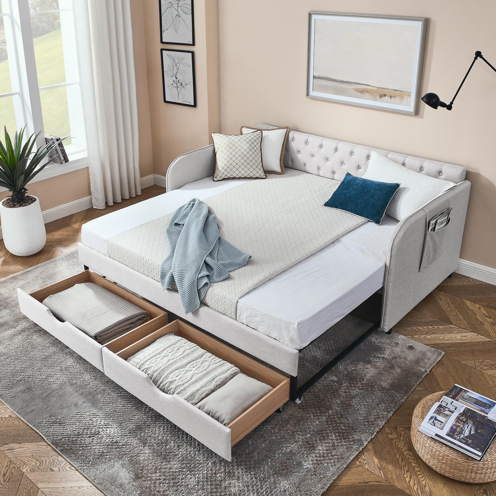 Daybed With Trundle Bed for Stylish and Functional Sleeping Solutions