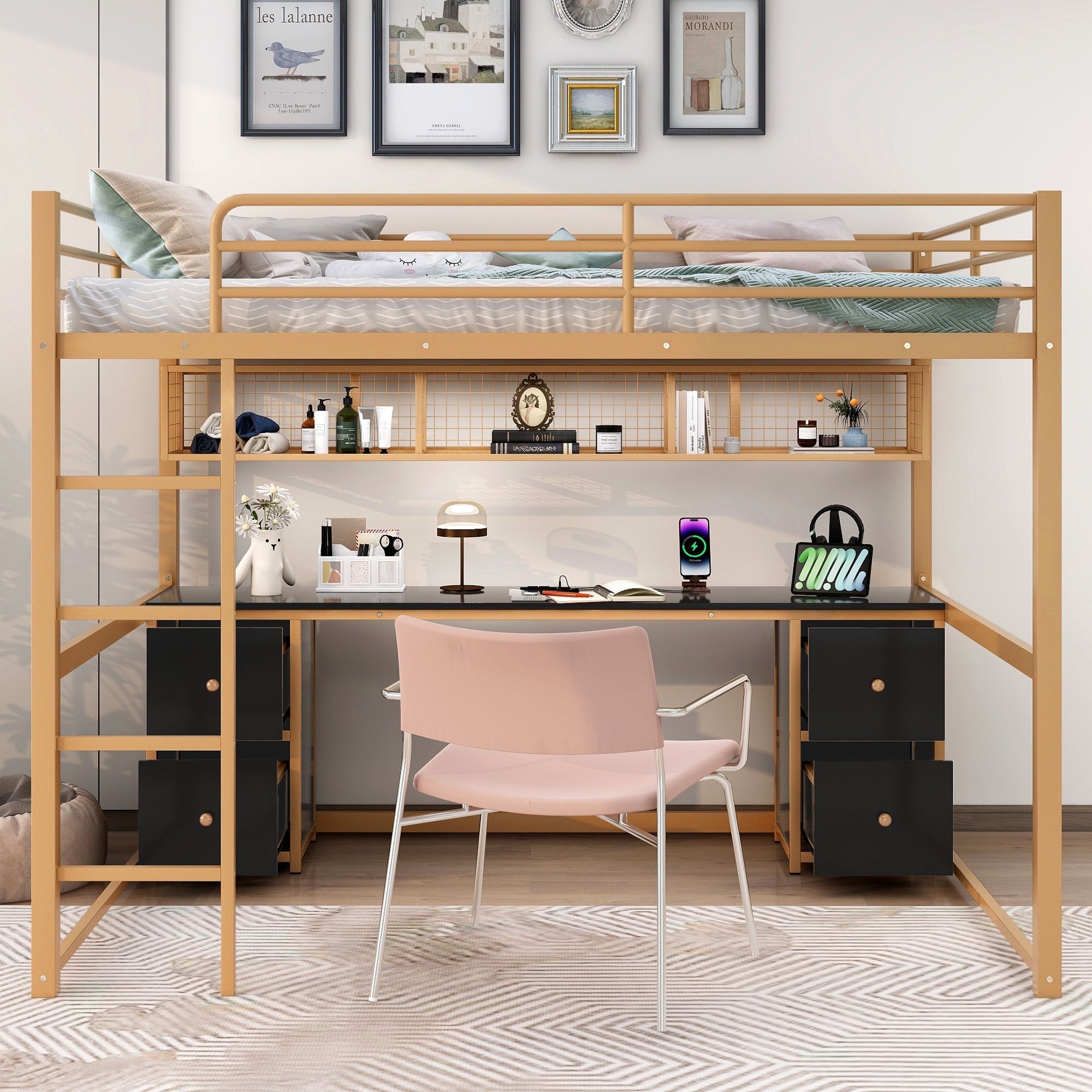 Full Loft Bed With Desk Benefits and Features