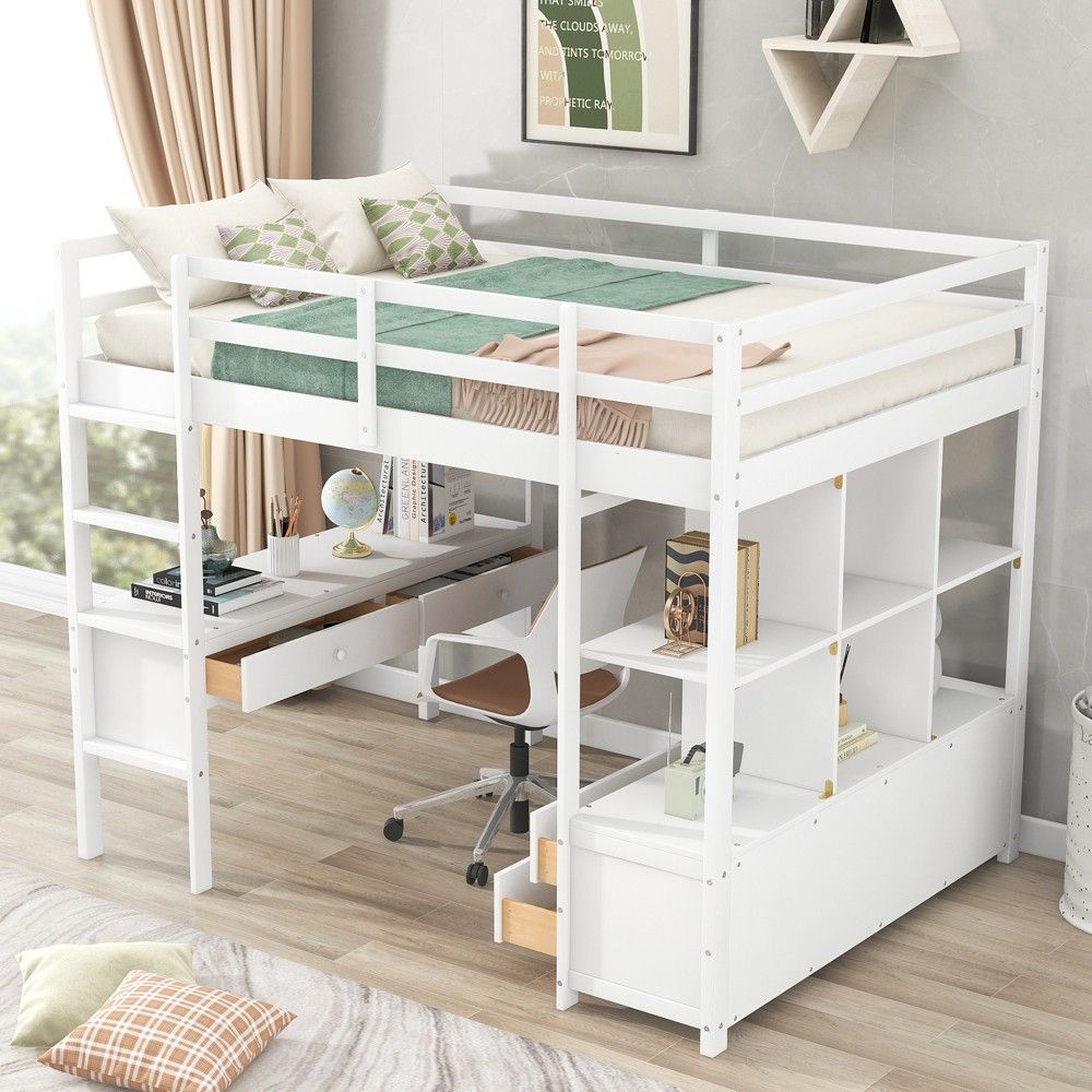 Full Loft Bed With Desk the Ultimate Space-Saving Solution