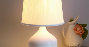 Chic Illumination: The White Adorable Bedside Lamp