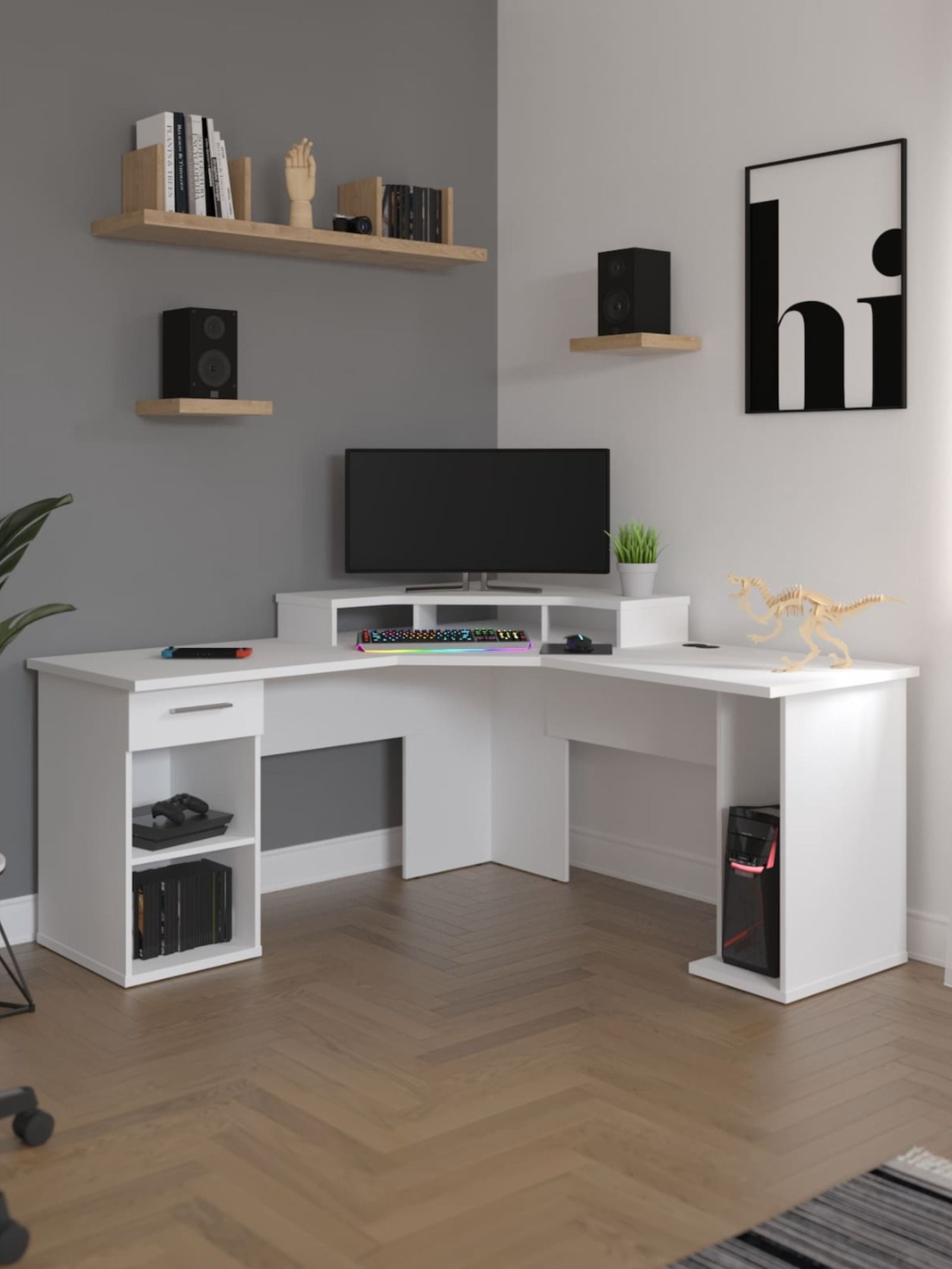 Home Computer Desks for a Productive Work Environment