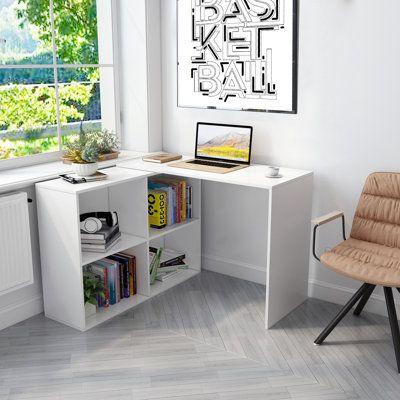 L Shaped Corner White Desk - The Perfect Solution for Your Home Office