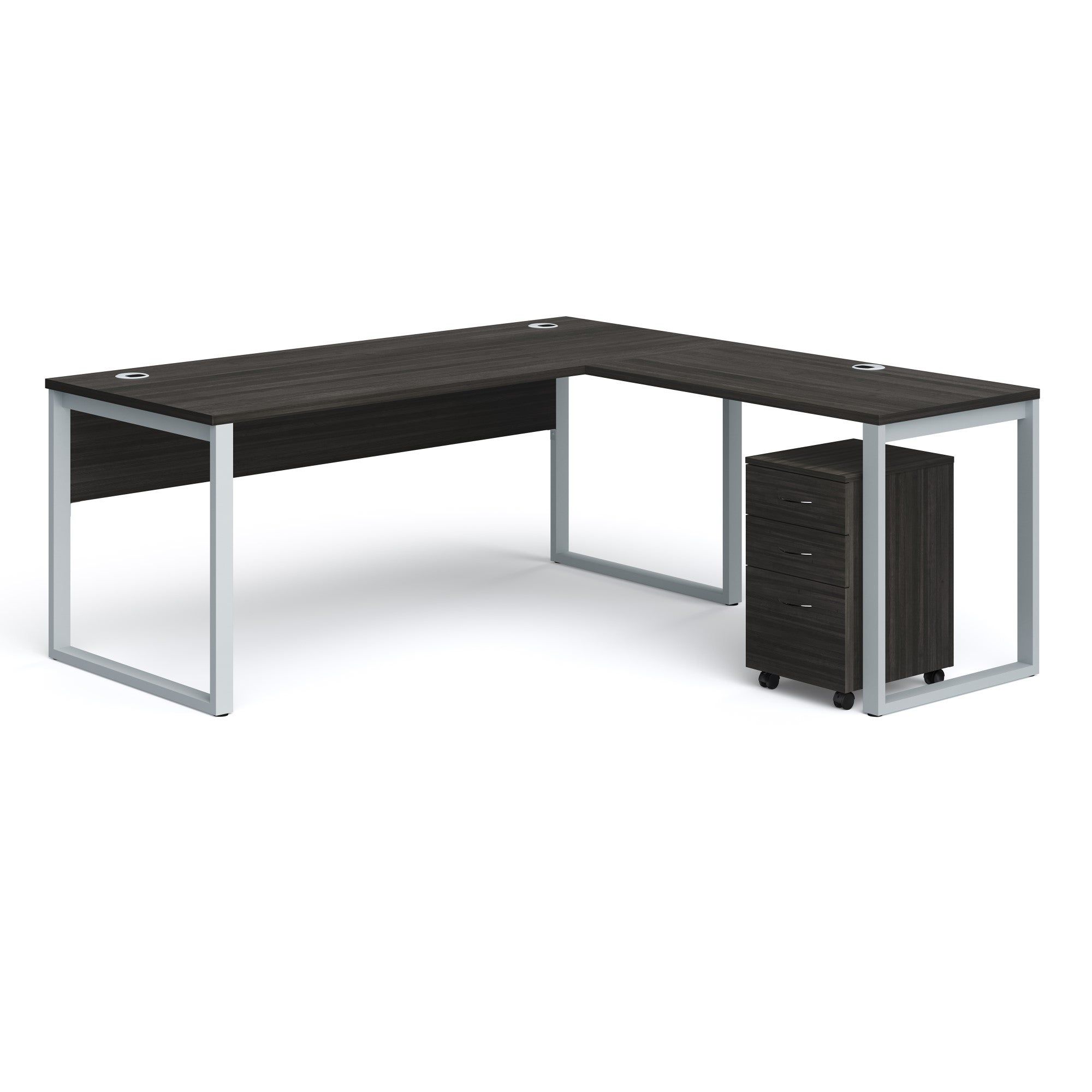 L Shaped Desk With Side Storage Perfect Solution for Office Organization