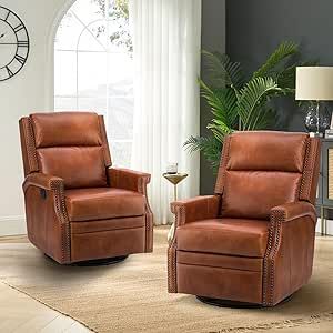 Leather Swivel Recliner Chairs A Luxurious Addition to Your Living Room