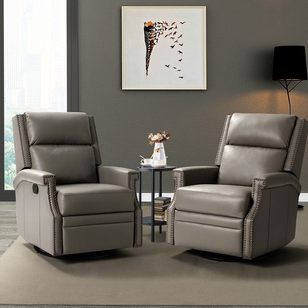 Leather Swivel Rocker Recliner: The Ultimate Comfort Seating Option