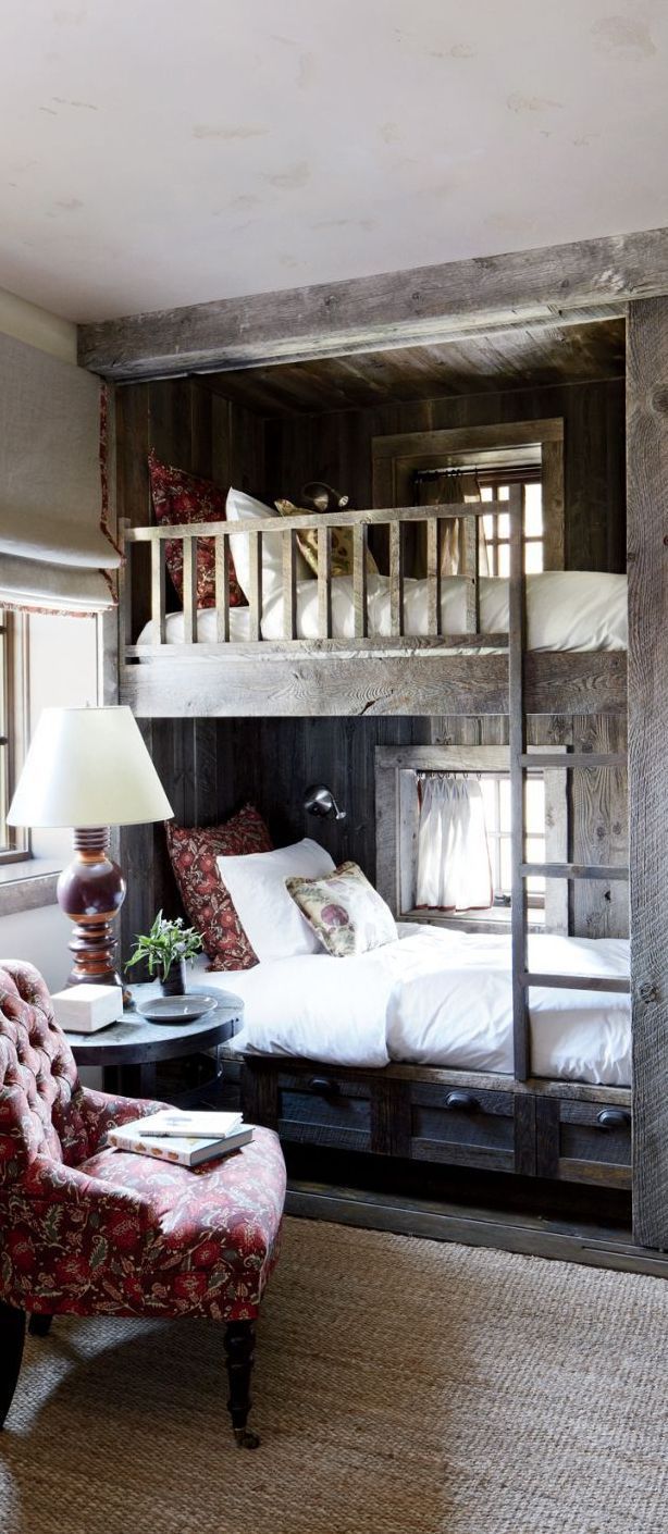 Made Rustic Bunk Beds Perfect for Cozy Cabin Retreats