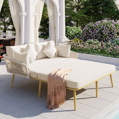 Outdoor With Metal Daybeds Create a Stylish and Functional Outdoor Retreat