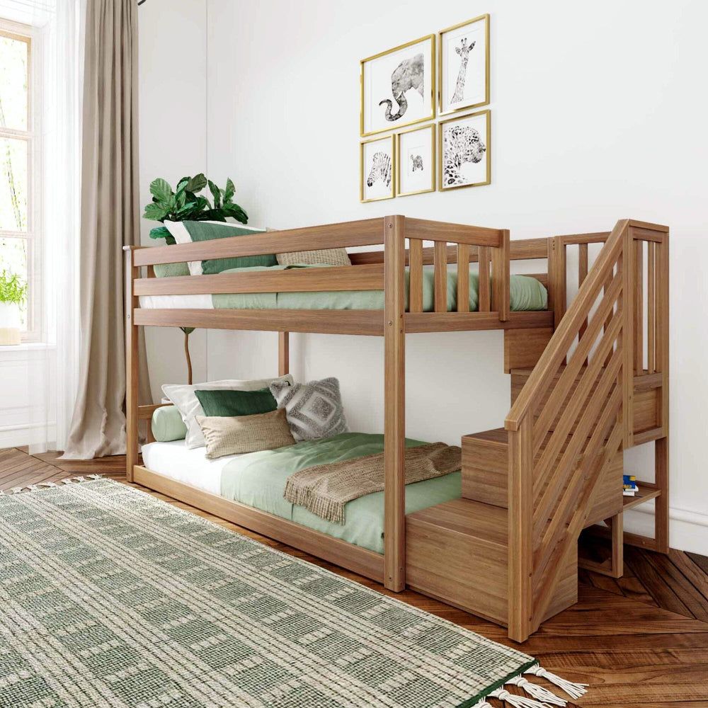 Staircase Bunk Bed the perfect solution for maximizing space in a kids' room