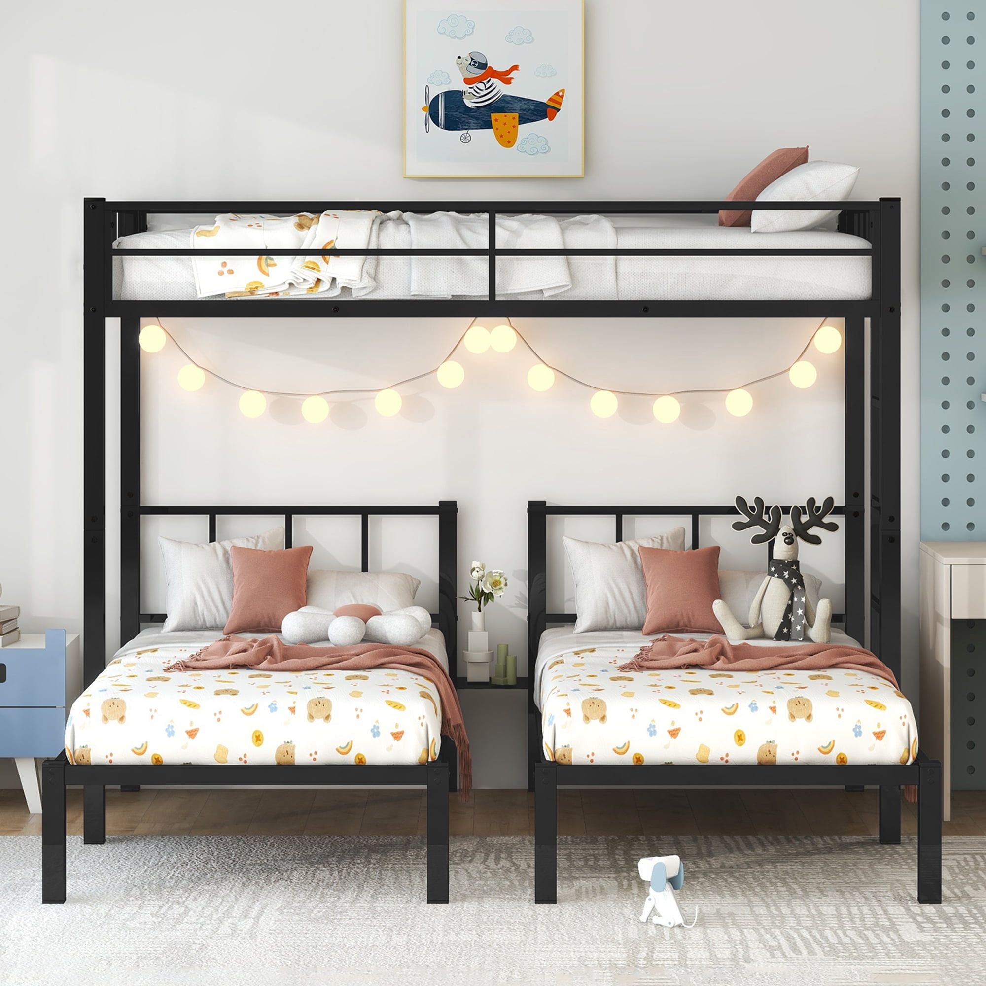 3 Bed Bunk Bed Options for Maximizing Space in Kids' Rooms