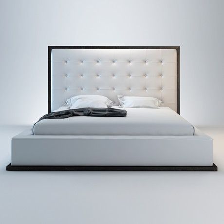 White Leather Headboard A Modern and Elegant Bedroom Statement