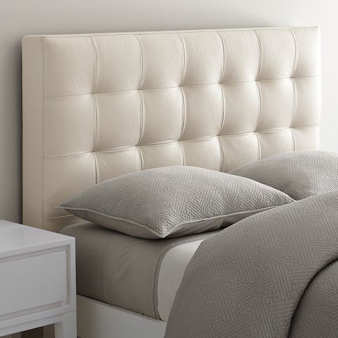 White Leather Headboards: Sleek and Stylish Bedroom Elegance