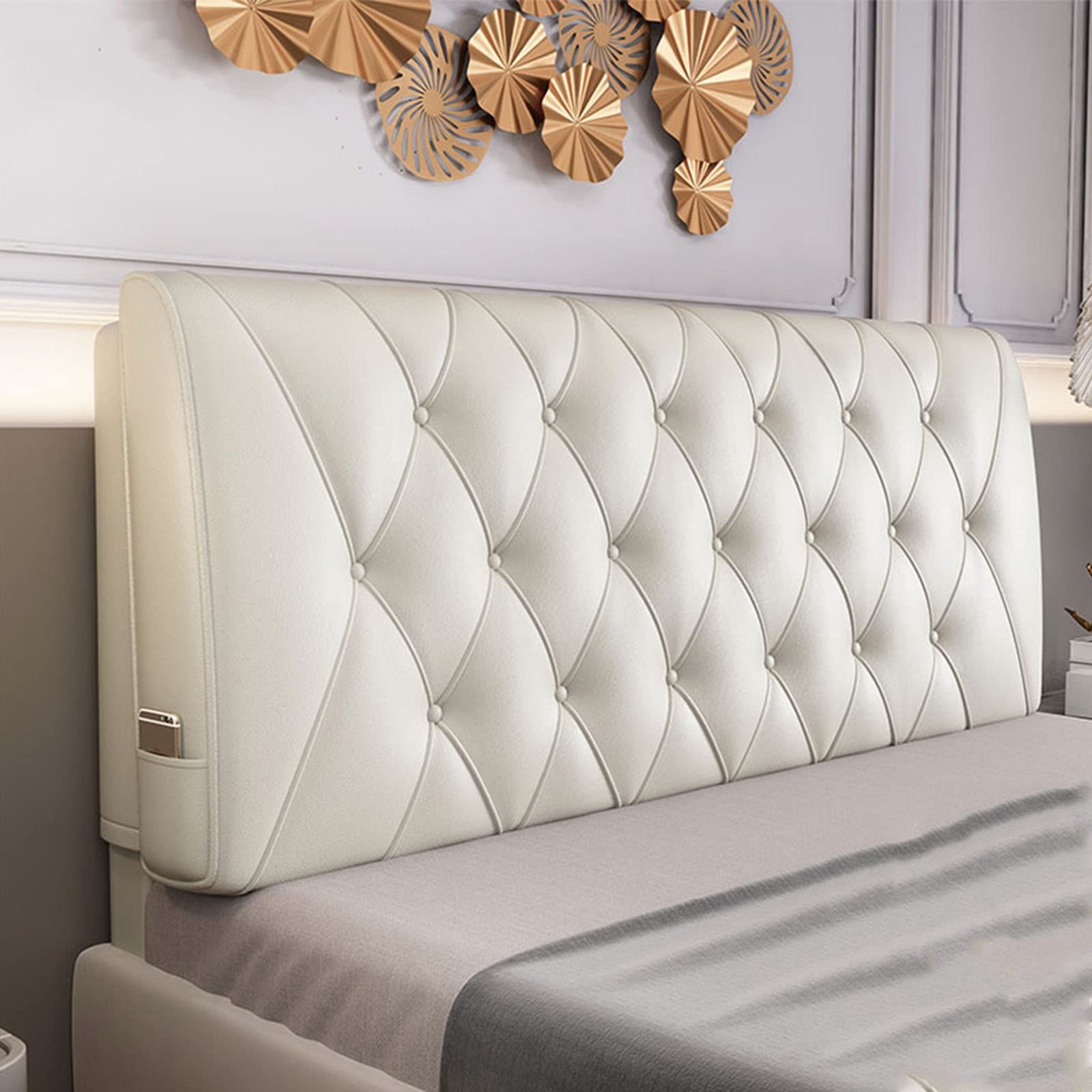 White Leather Headboards: A Stylish and Luxurious Addition to Your Bedroom