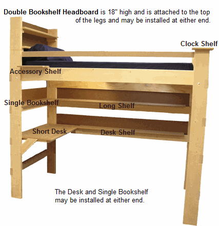 Youth Loft Beds are Perfect for Small Spaces