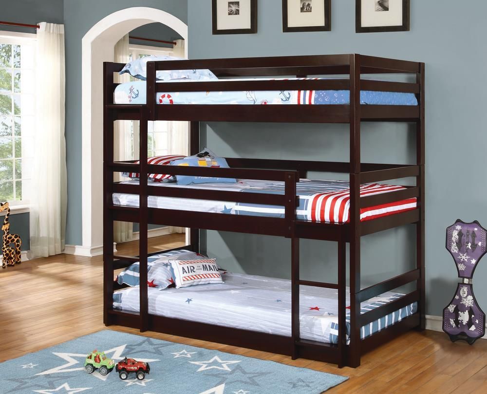 3 Bed Bunk Bed - Space Saving Solution for Kids' Bedrooms