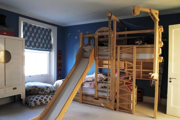 Bunk Bed Slide Fun: Turn bedtime into playtime