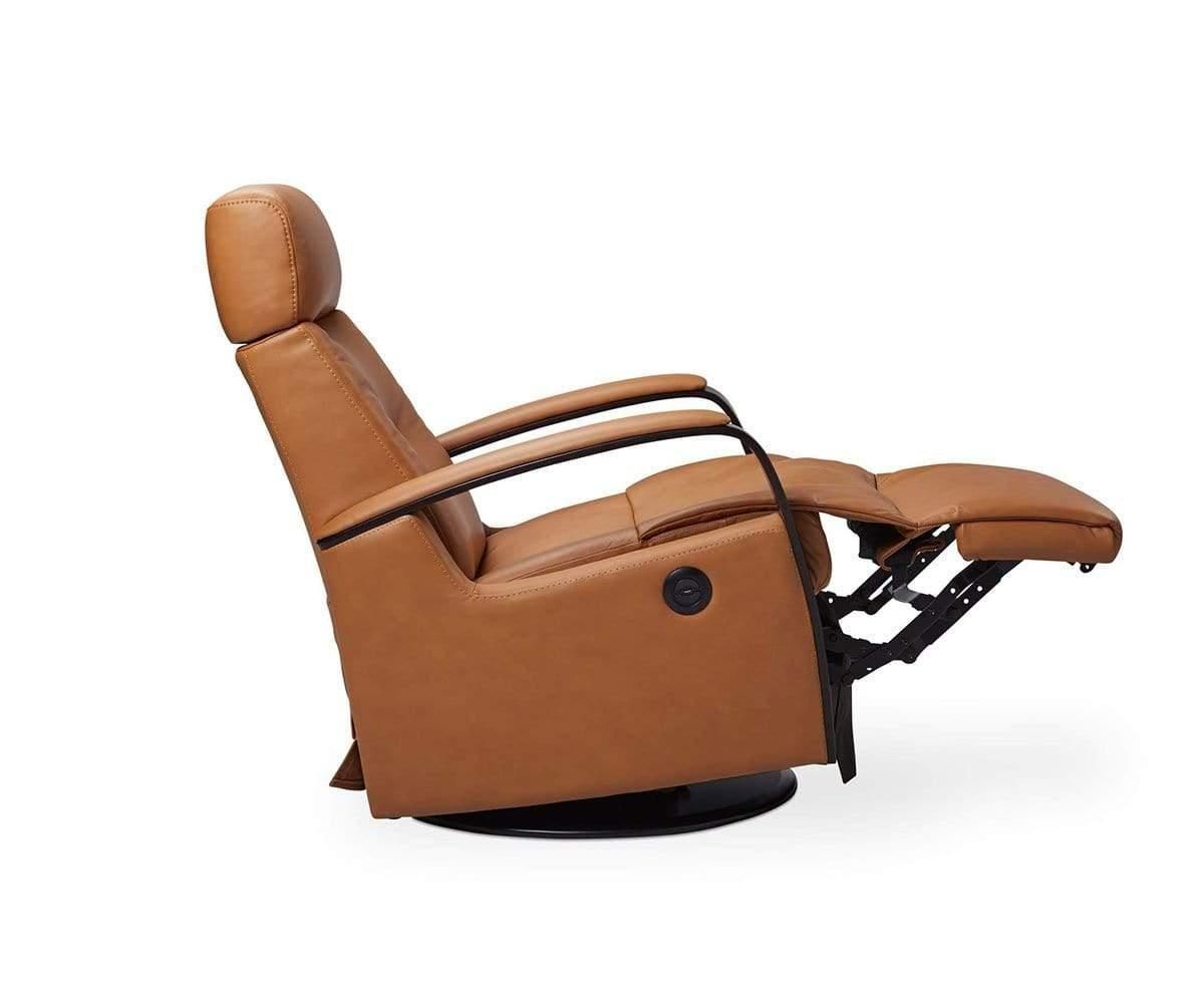 Leather Swivel Recliner Provides Ultimate Comfort and Style