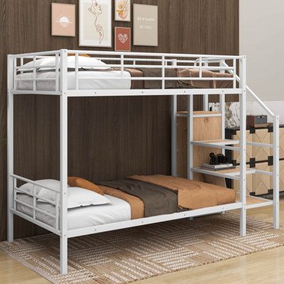 Metal Modern Trundle Bunk Beds the Ultimate Space-Saving Solution